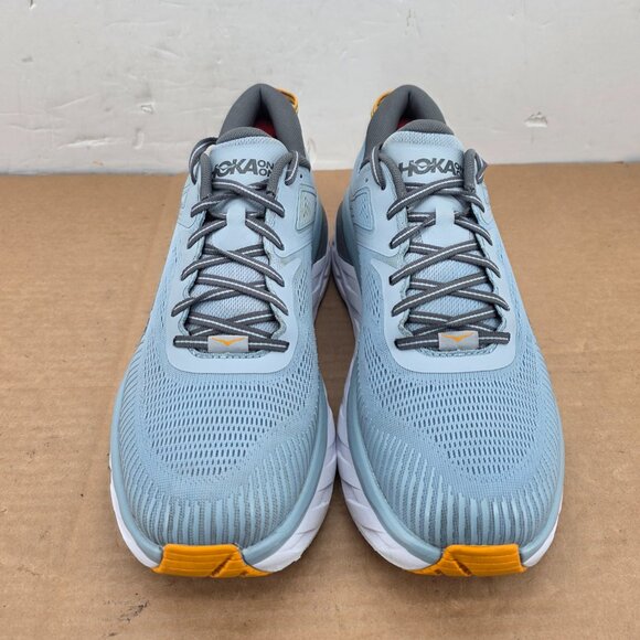 Hoka One One Men’s Bondi 7 Blue Fog Castlerock Sneakers Cushion Running Sz 12.5 - Picture 2 of 16